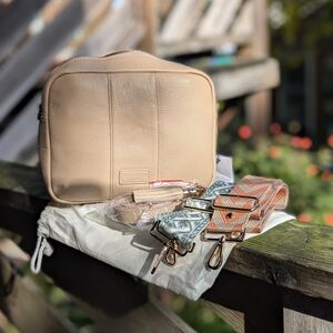 Pom Pom London City Plus Toffee with Three Straps NWT